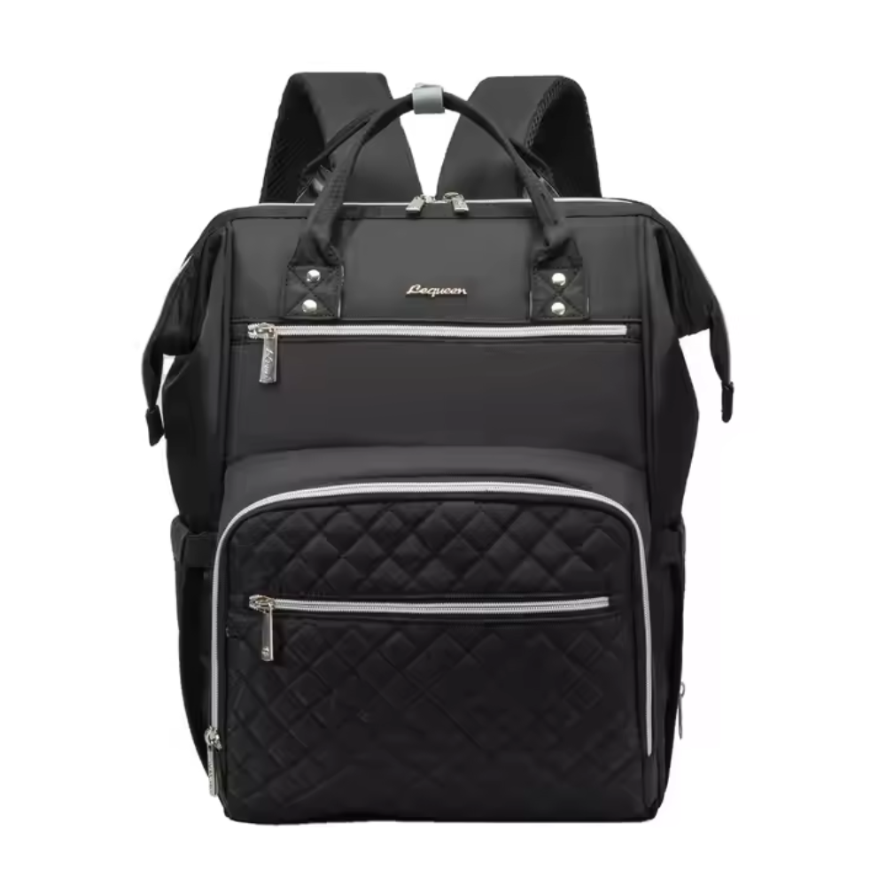 Sac à dos à langer noir ou gris - Leg™