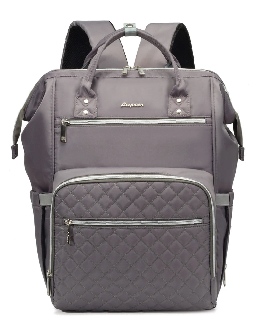 Sac à dos à langer noir ou gris - Leg™