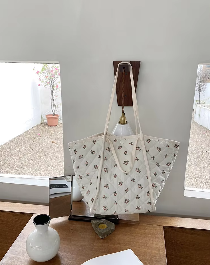 Sac à langer Grande capacité, élégant et pratique avec design en coton