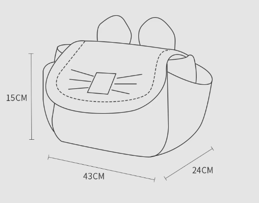 Sac à langer imperméable noir ou jaune