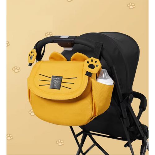 Sac à langer imperméable noir ou jaune