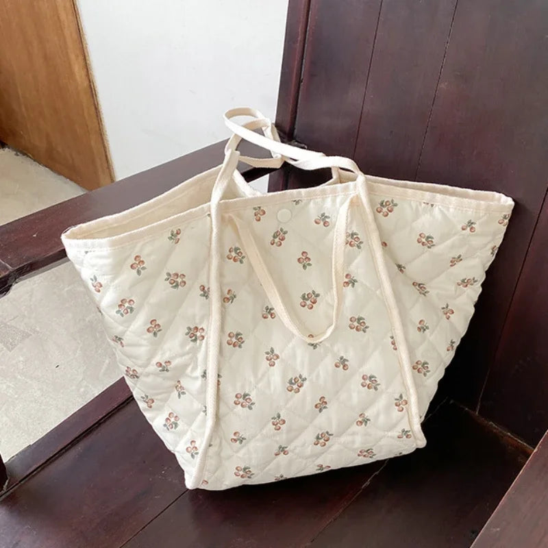 Sac à langer Grande capacité, élégant et pratique avec design en coton