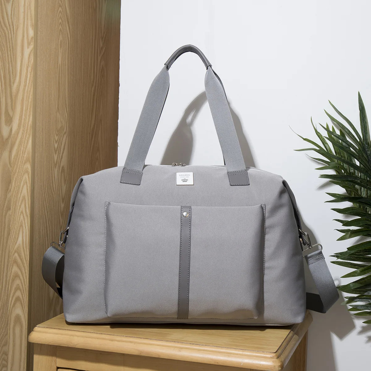 Sac à langer grande capacité noir, beige ou gris