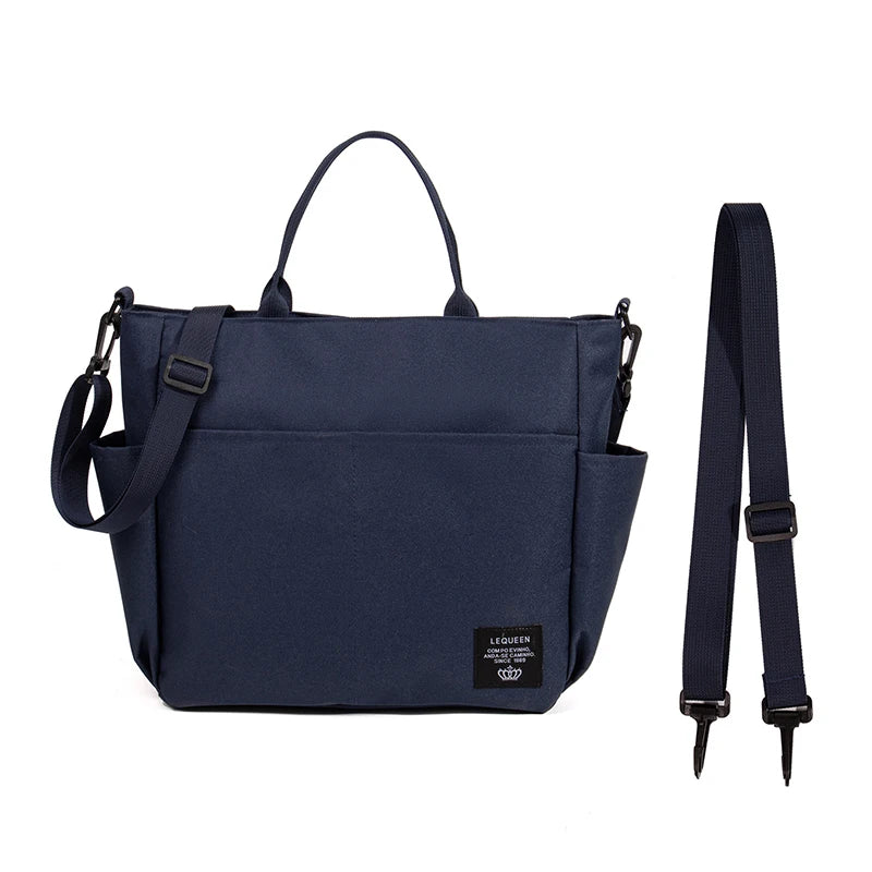 Sac à langer compact noir, gris ou bleu