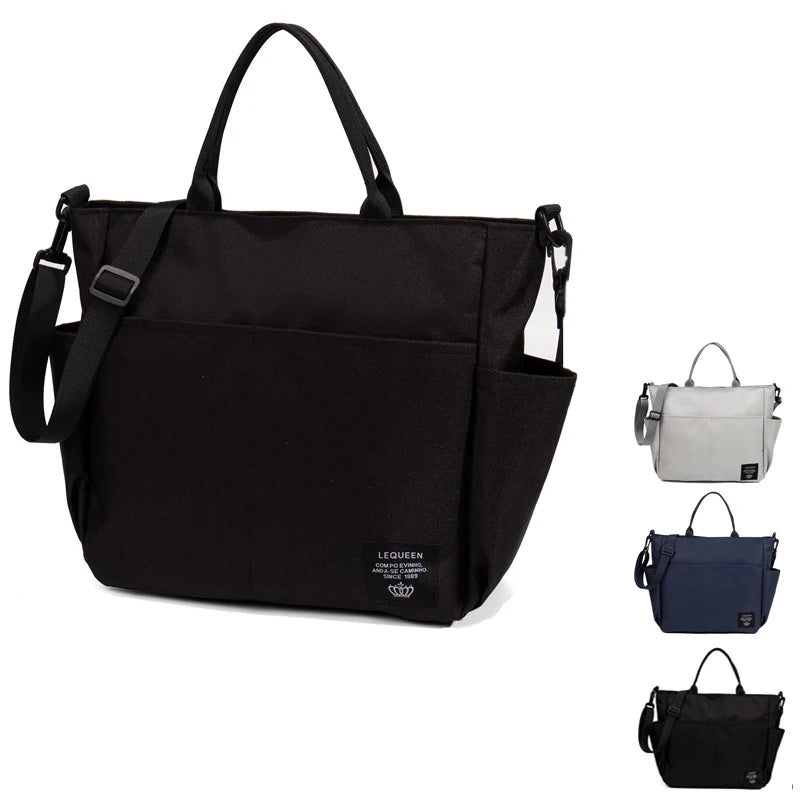 Sac à langer compact noir, gris ou bleu