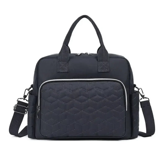 Sac à langer noir, gris ou bleu – Design compact, poches multiples et tissu déperlant