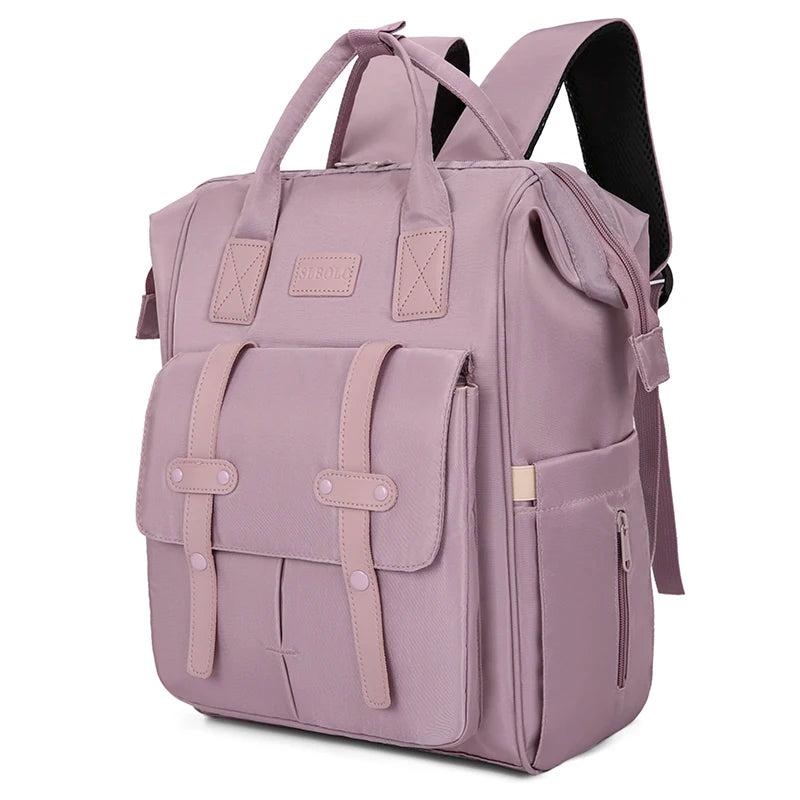 Sac à Langer Multifonction – Beige, noir, bleu, rose ou violet