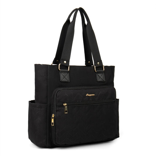 Sac à langer grande capacité Noir, bleu ou gris (style tote)