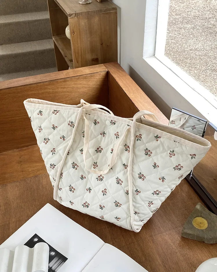 Sac à langer Grande capacité, élégant et pratique avec design en coton